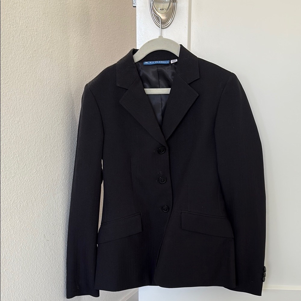 R.J classic Black kids Equestrian Blazer